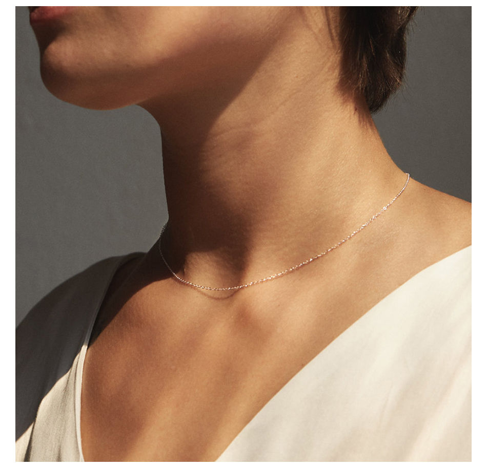 Thumbnail: LW Aurora Delicate Strand Necklace