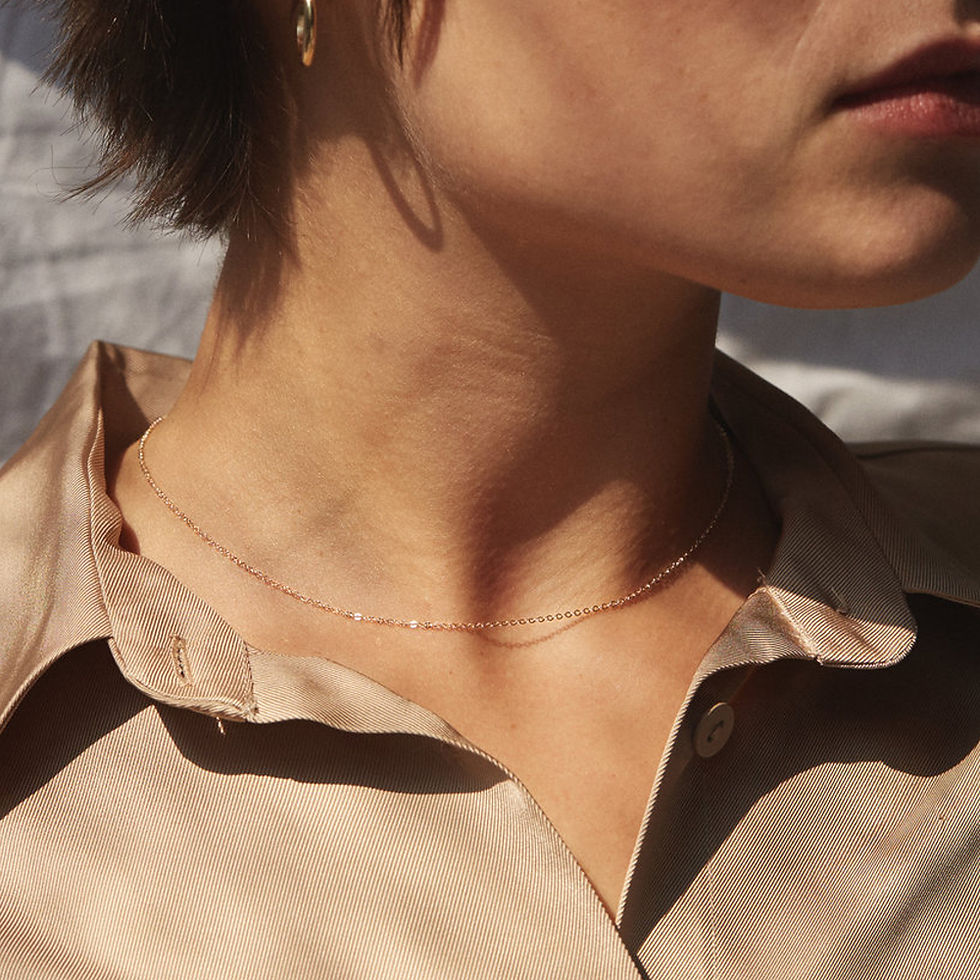 Thumbnail: LW Aurora Delicate Strand Necklace
