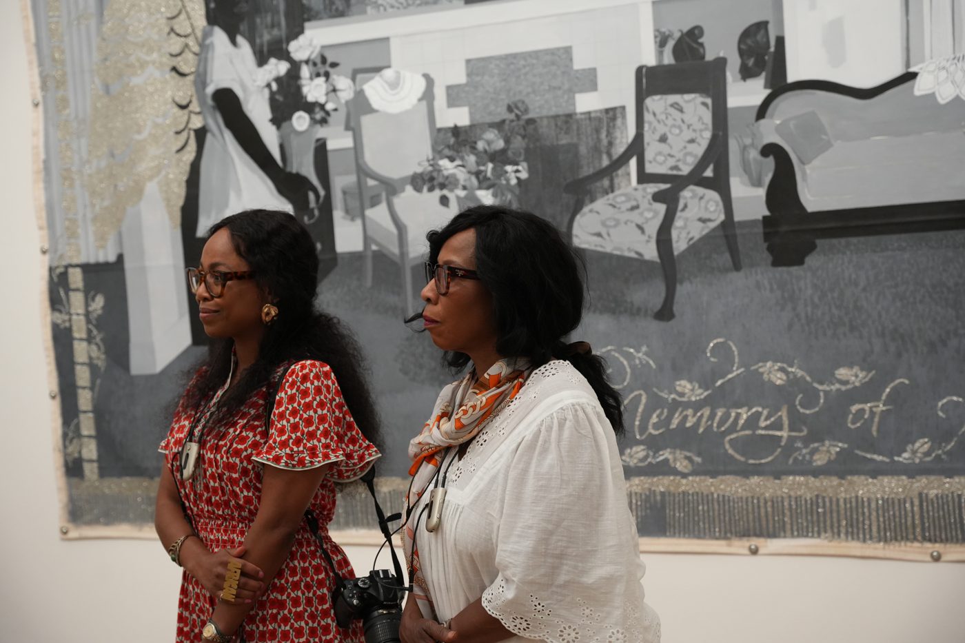 Two AfroSwissters guests at the Kerry James Marshall exhibition, Kunsthaus Zürich