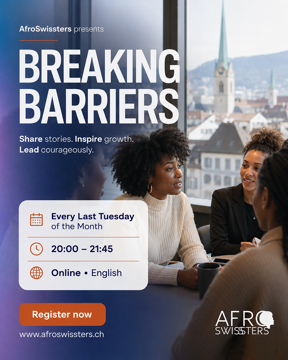 Breaking Barriers in June: Career Strategies for Black Women in Switzerland