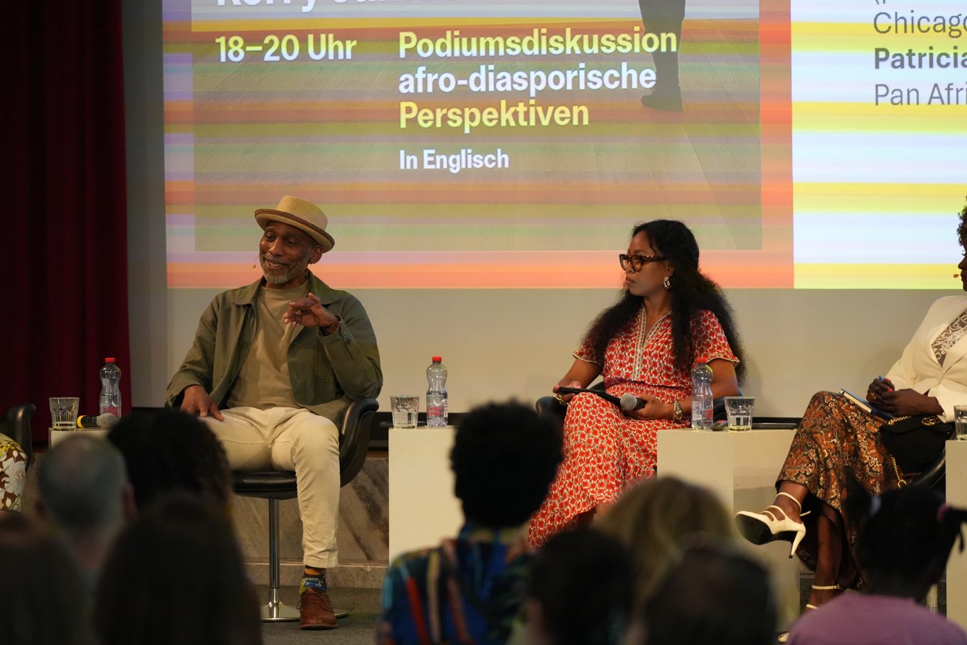 The REMAIN public panel on afro-diasporic perspectives at Kunsthaus Zürich, moderated by Tallulah Patricia Bär