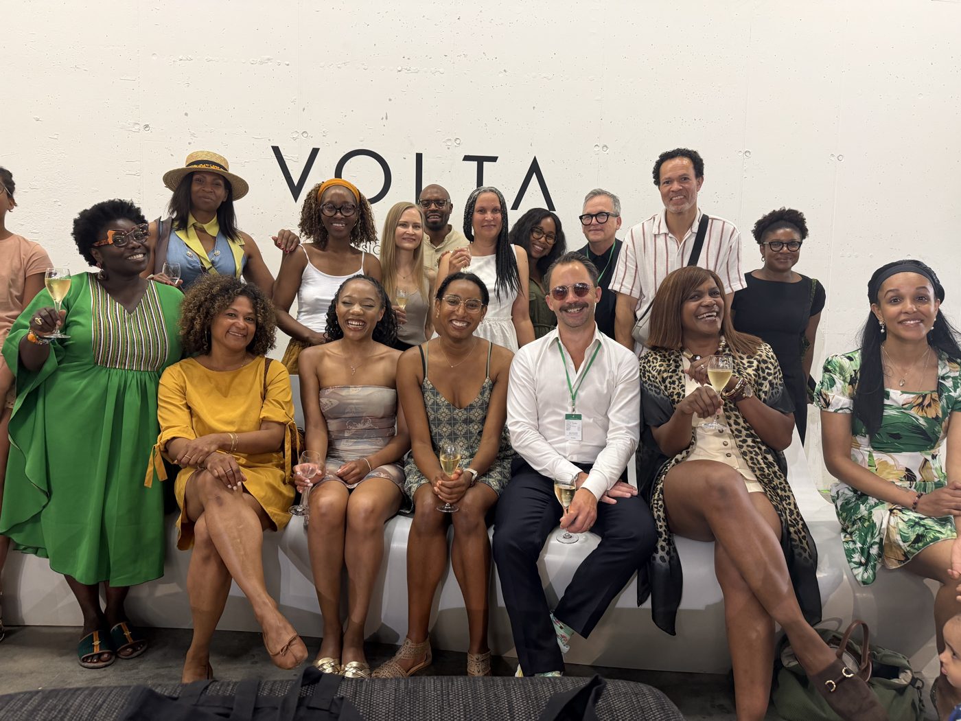 AfroSwissters guests together at VOLTA Art Fair Basel