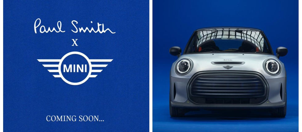 【瞧瞧老頑童 PAUL SMITH 幹的好事:MINI 第一次「全裸」出鏡】