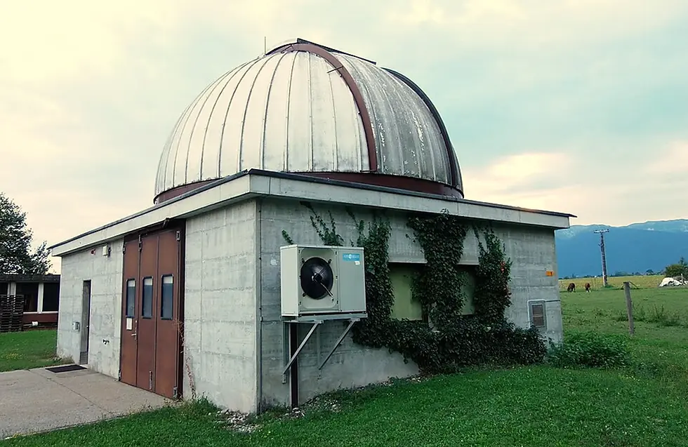 La coupole de l'observatoire de Genève