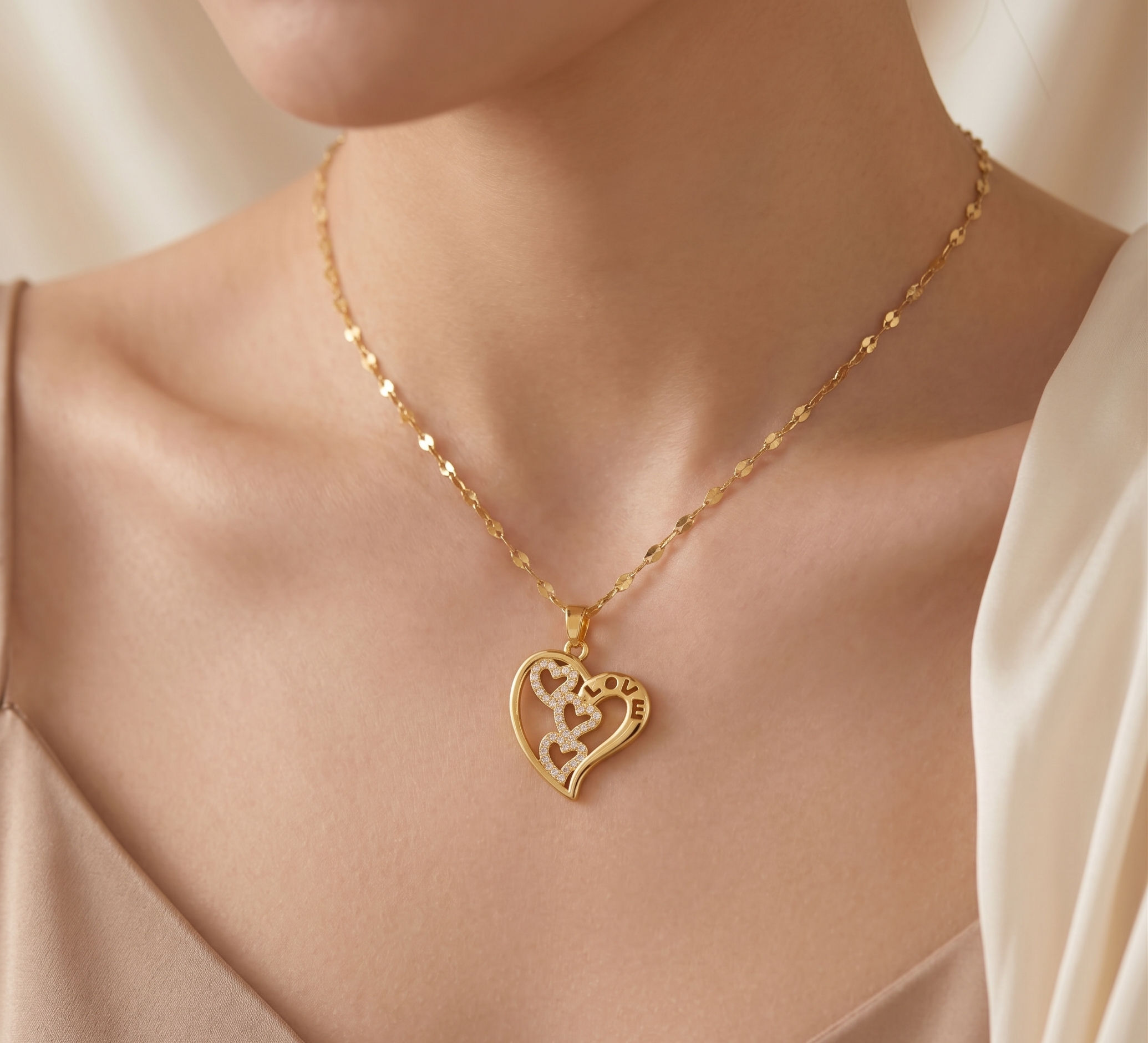 Eternal Triple Love Necklace