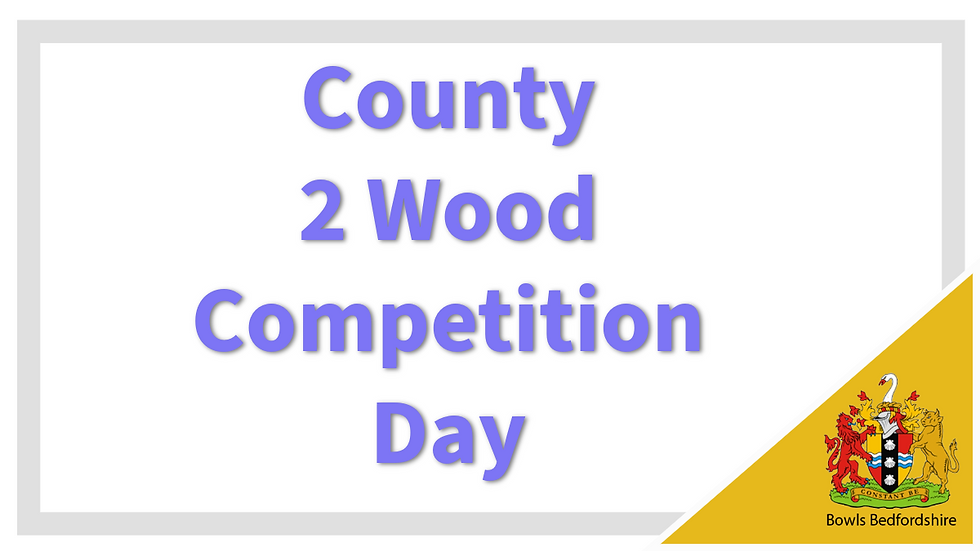 County 2 Wood Competition Day 2026