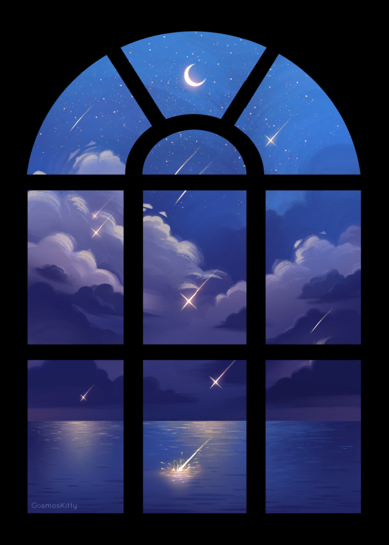 Thumbnail: Double-sided Print of "Dusk & Dawn"