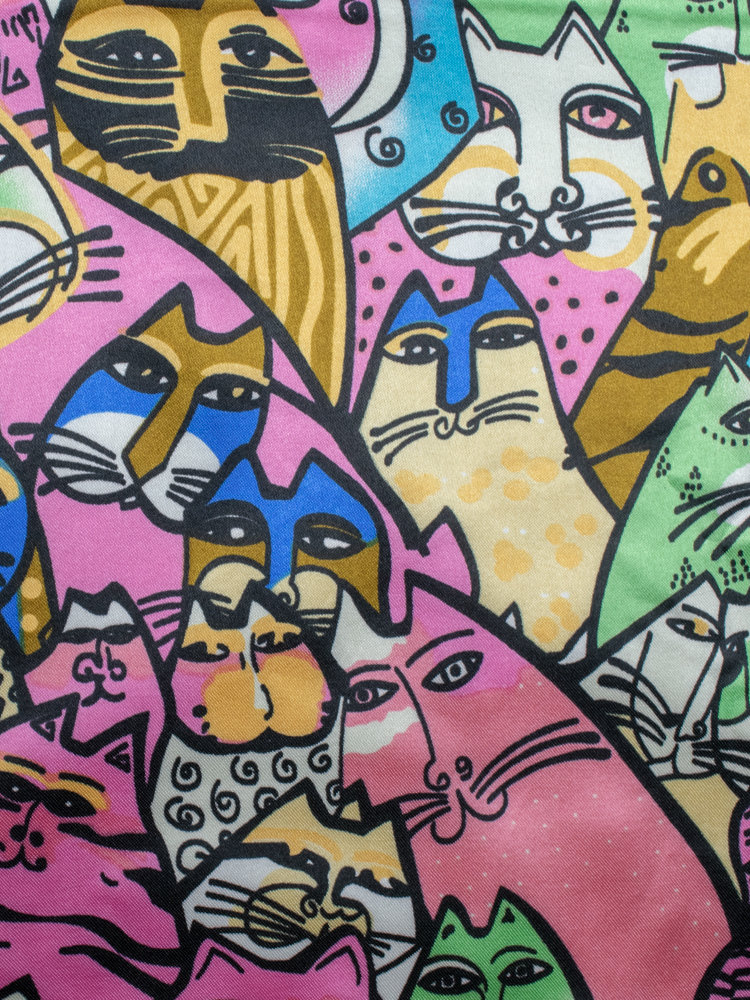 Colour Me Cat Faces Scarf Pop Art Cat Store Colour Me Cat Faces Scarf Pop Art Cat Store