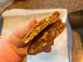 Coconut chai sweet potato cookies