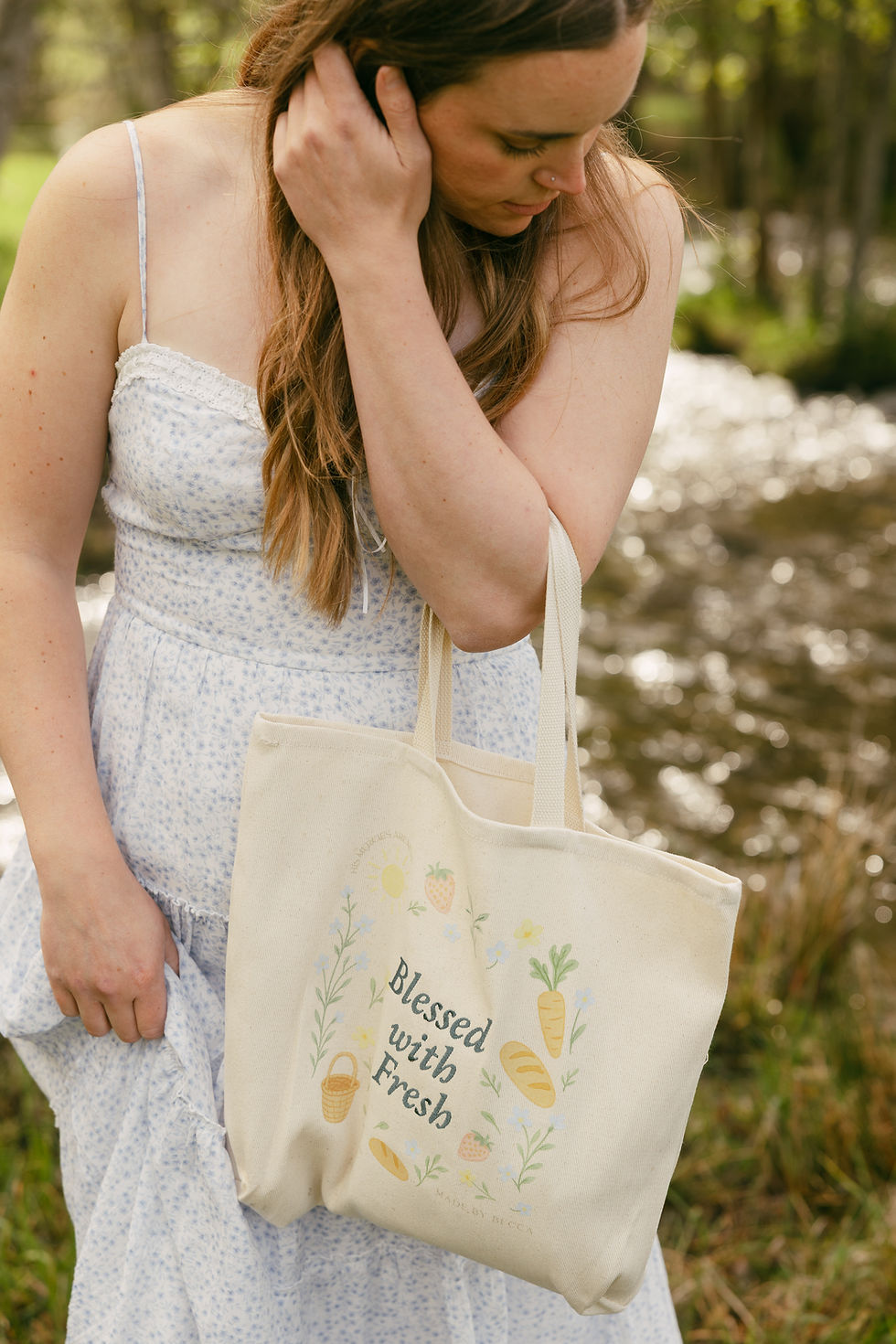 Thumbnail: Blessed with Fresh Tote Bag
