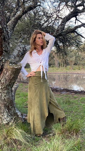 【COLOR iN ID】Suede layered wrap skirt file.jpg