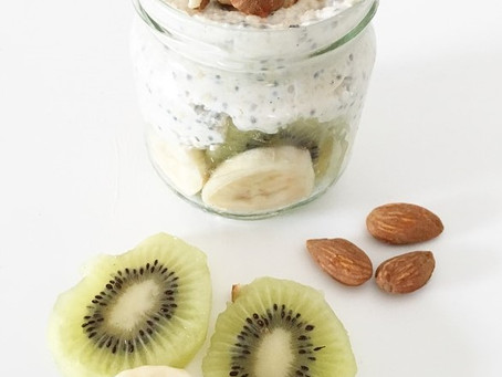 Bananen-Kiwi Overnight Oats