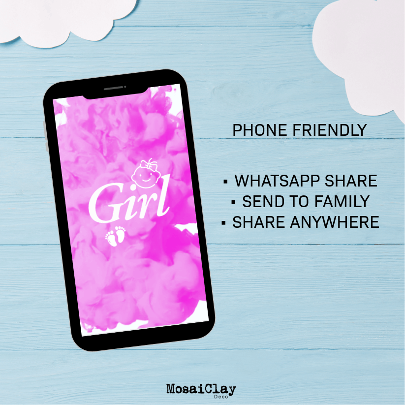 Thumbnail: gender reveal it's a girl social media