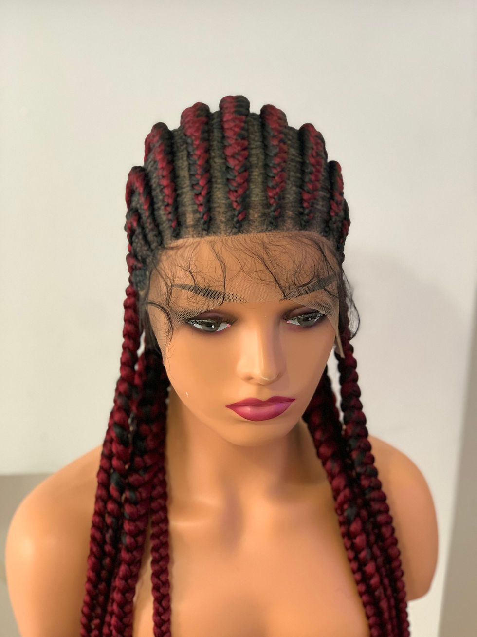 Thumbnail: Full lace braided wig 