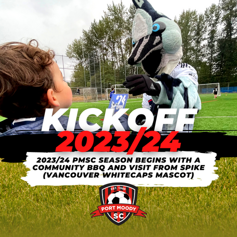 2023/24 PMSC SEASON WILL BEGIN WITH A COMMUNITY BBQ AND VISIT FROM SPIKE (VANCOUVER WHITECAPS MASCOT
