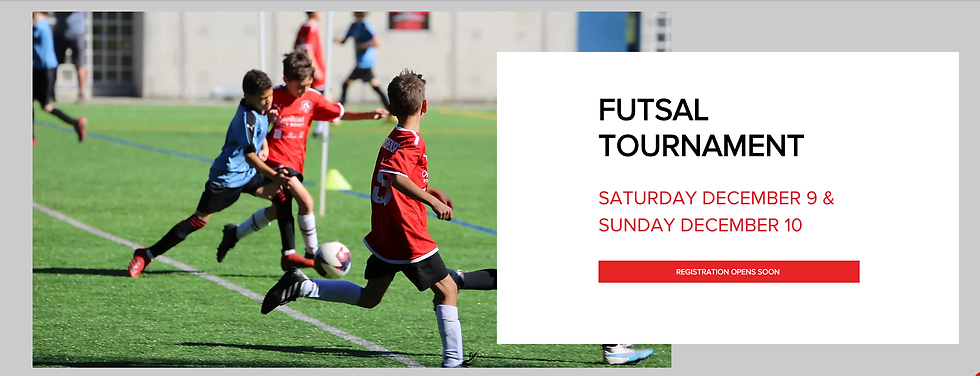 Port Moody Soccer Club Futsal Tournament