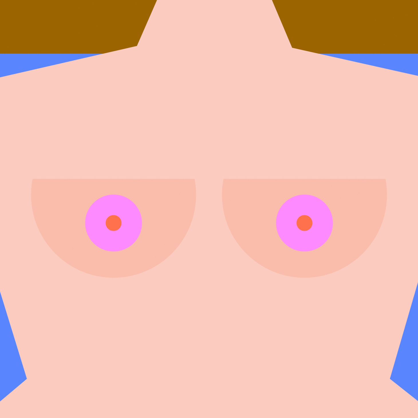 boobs, illustration, geometric, digital, vector
