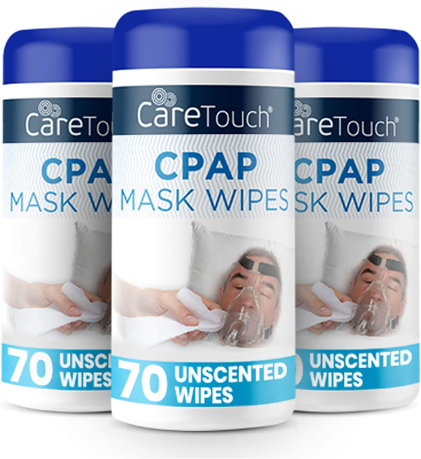 Care Touch CPAP Mask Cleaning Wipes - Unscented - 3 Packs