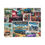 Thumbnail: Vintage Cars & Motorcycles Stamp Collage Puzzle – Retro Automotive Jigsaw
