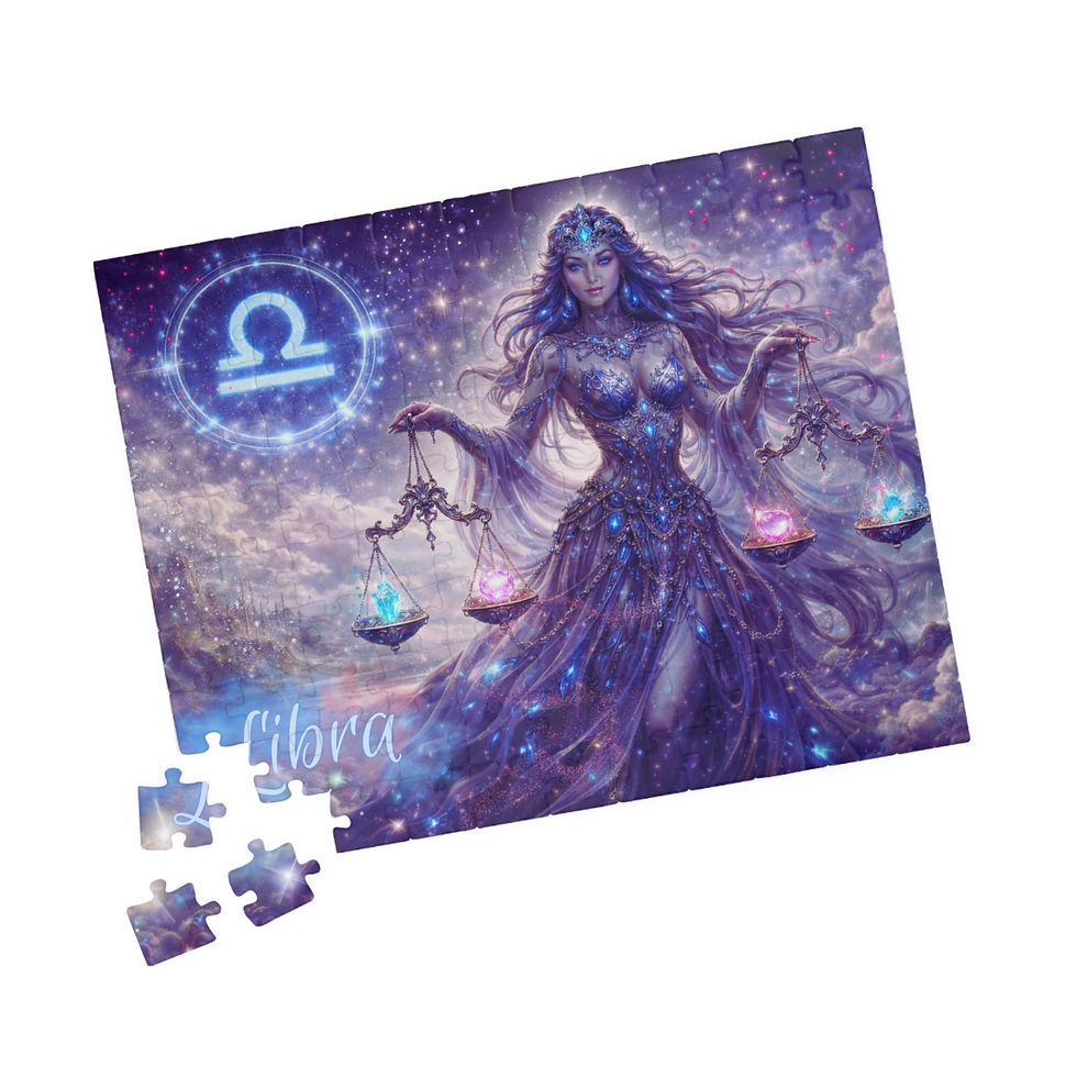 Thumbnail: Libra Zodiac Puzzle — Mystical Scales Jigsaw (110–1014 pcs)