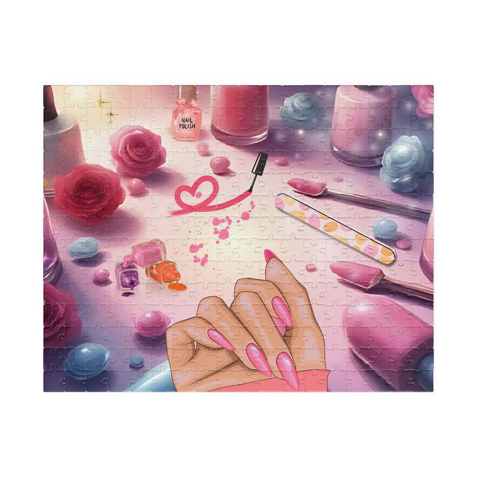 Thumbnail: Manicure Nail Art Puzzle — 500/1,000-Piece Nail Salon Jigsaw