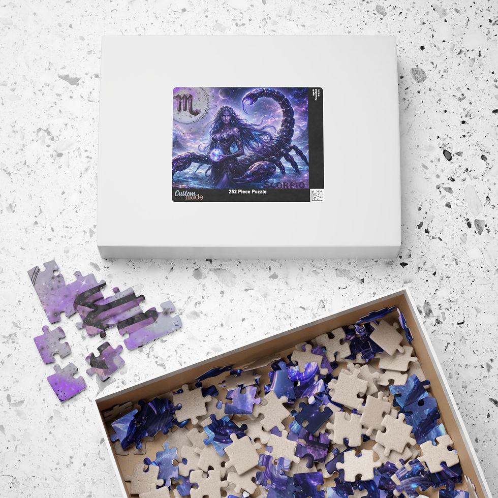 Thumbnail: Scorpio Zodiac Fantasy Puzzle – Mystic Scorpion Goddess Jigsaw
