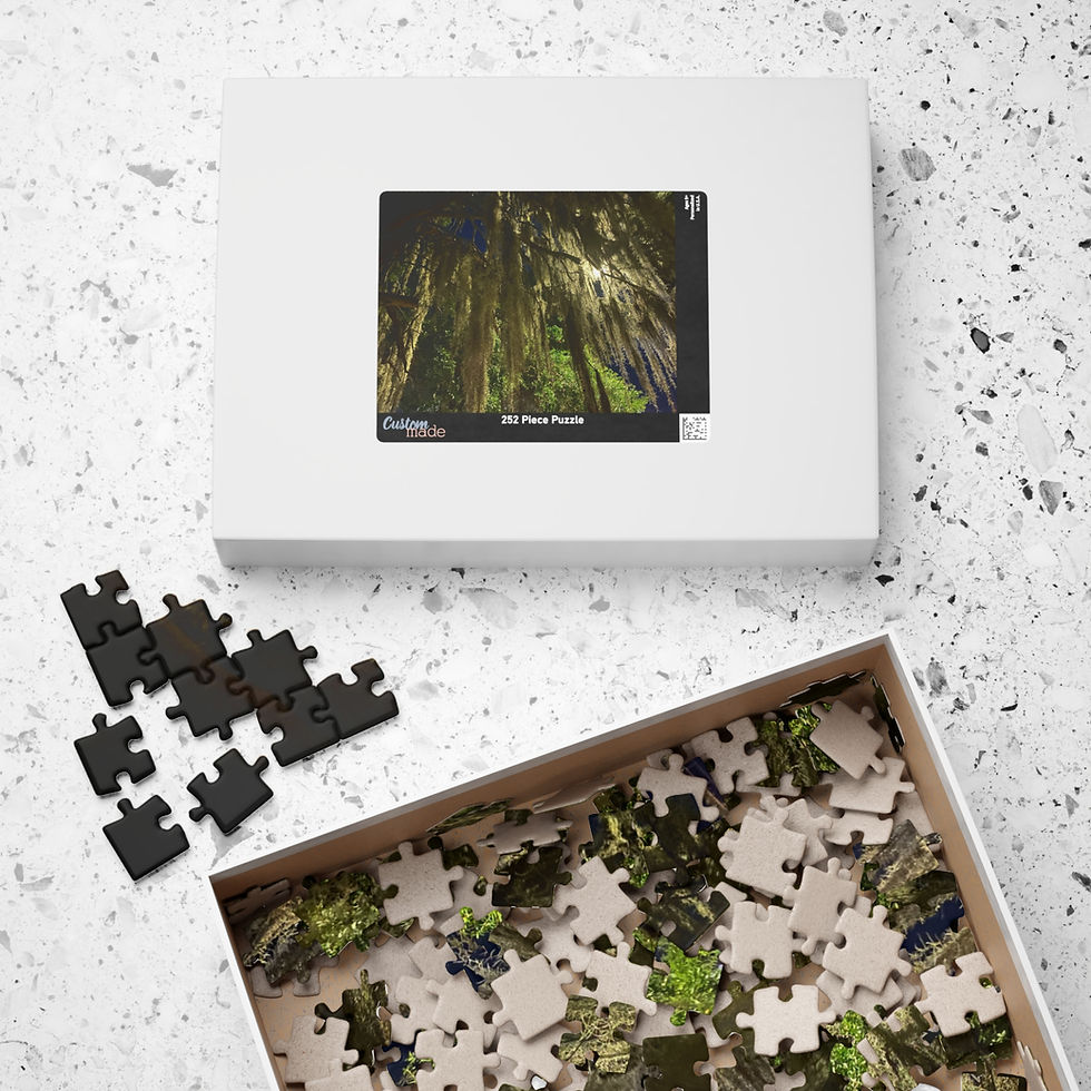 Thumbnail: Spanish Moss Forest Jigsaw Puzzle — Moody Southern Oak Canopy (110–1014 pcs)