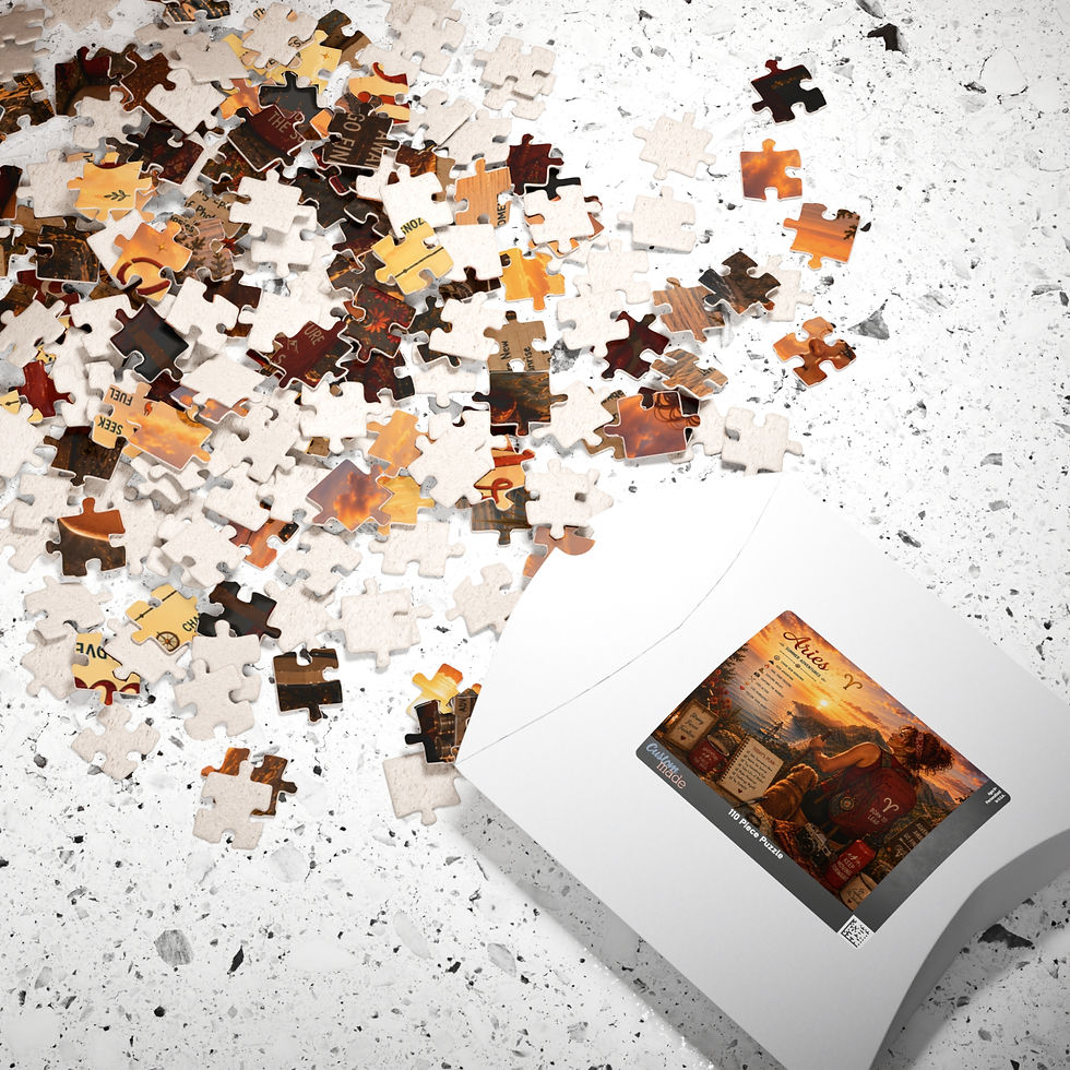 Thumbnail: Aries Zodiac Adventure Puzzle — Astrology Jigsaw for Explorers (110-1014 pcs)