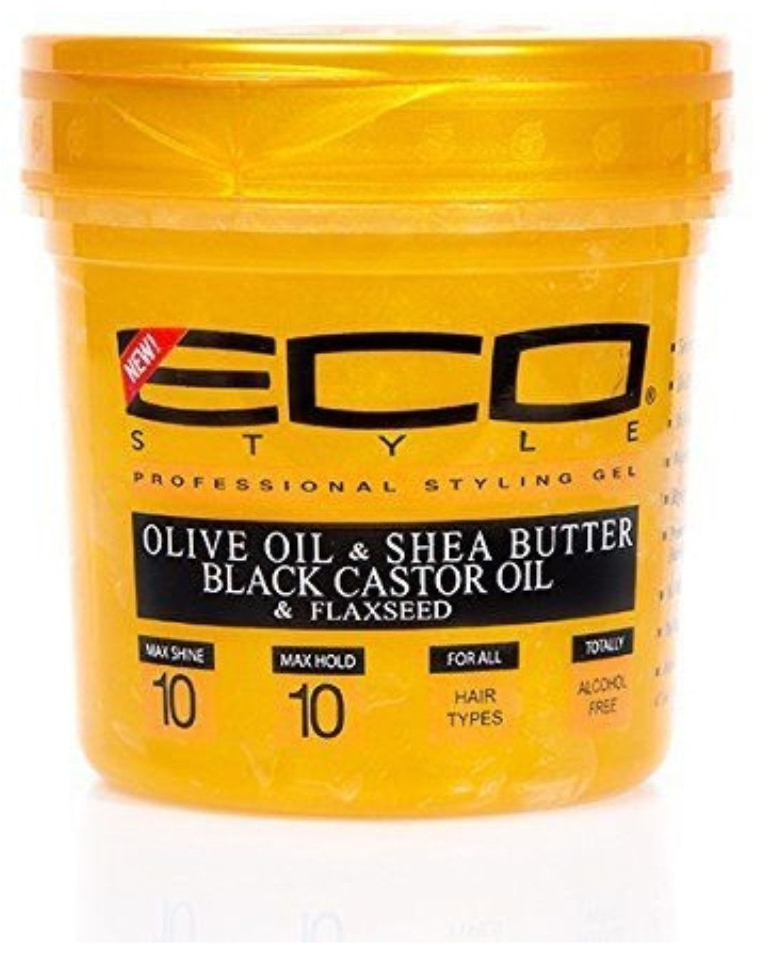 ECO Styler Gel Gold [Olive Oil & Shea Butter Black Castor Oil & Flaxseed] (8oz)