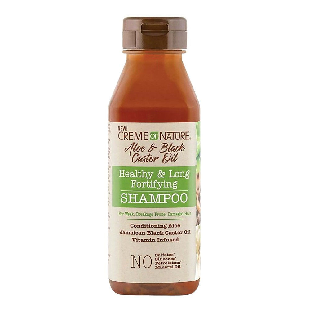 CREME OF NATURE Aloe & Black Castor Oil Fortifying Shampoo (12oz)
