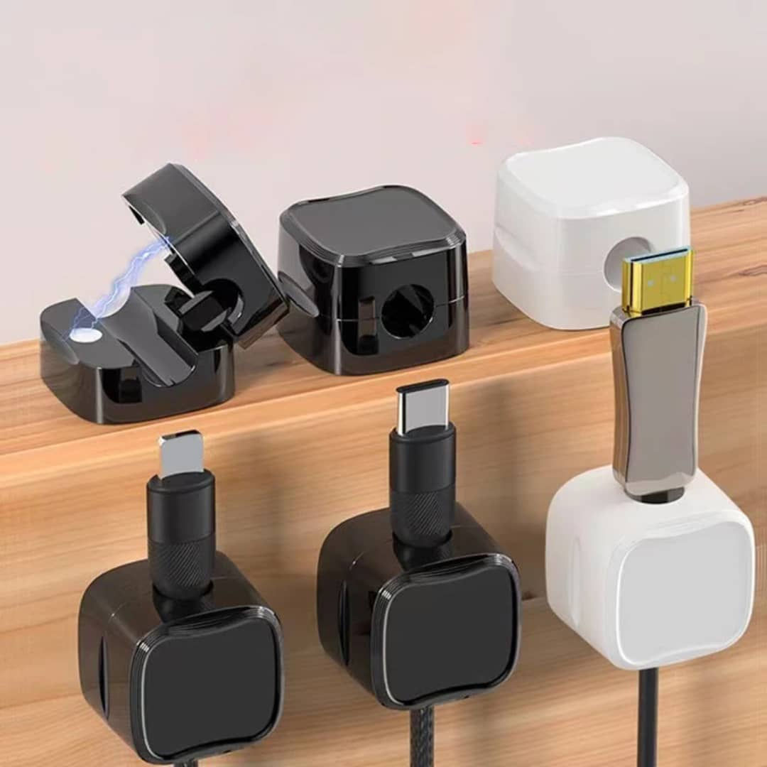 Clips magnétique pour cables Lot de 6pcs