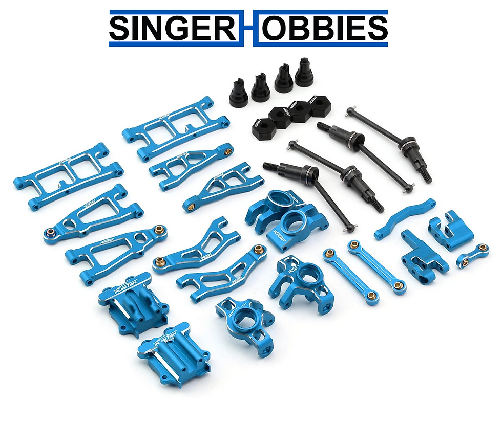 Furitek FRU-2597 Arrma Mojave Grom Ultimate Aluminum Upgrade Combo (Blue)