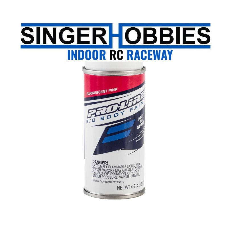 Pro-Line Racing 643907 RC Body Spray Paint - Fluorescent Pink (4.5oz)