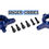 Thumbnail: Traxxas 9064 Aluminum Steering Blocks L&R SLASH 4X4/ JATO 4X4 / STAPMEDE 4X4
