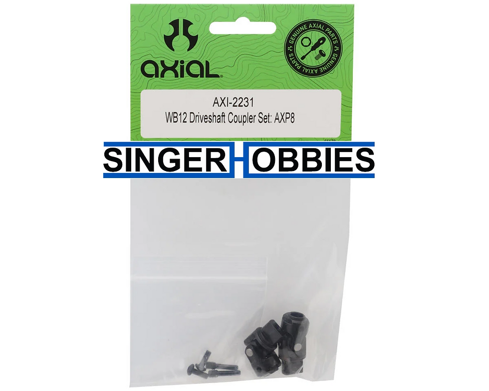Axial AXI-2231 WB12 Driveshaft Coupler Set: AXP8