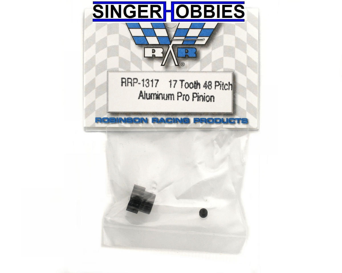 Robinson Racing 1317 "Aluminum Pro" 48P Pinion Gear (3.17mm Bore) (17T)