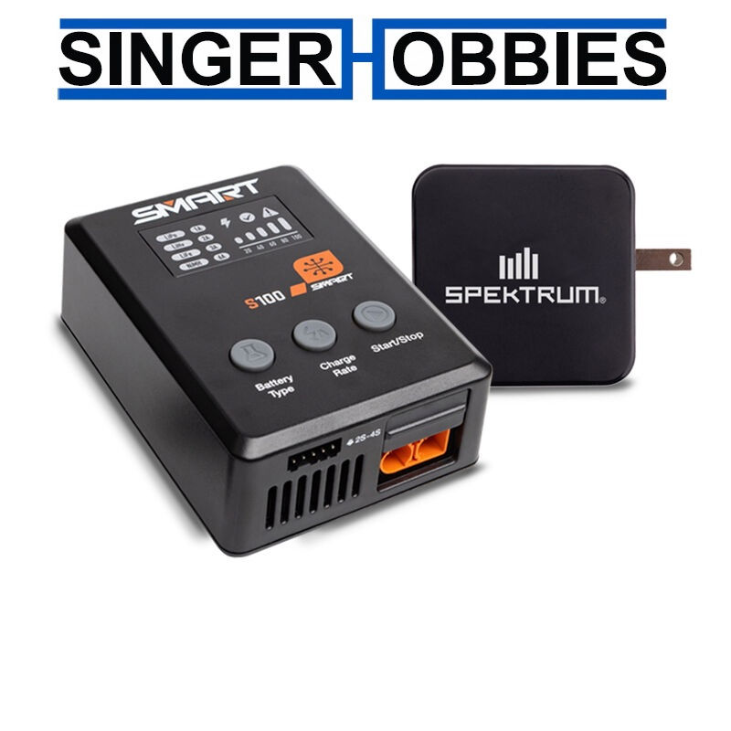 Spektrum SPMXC2090C S100 1x100W USB-C Smart Charger 65W USB-C Power Supply