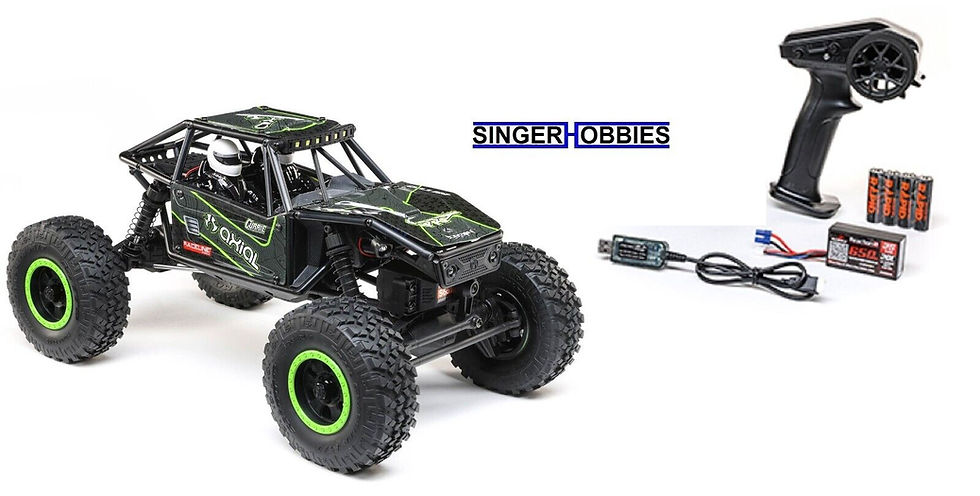 Axial AXI01002 UTB18 Capra Axial Racing Black 1/18 4WD RTR RC Rock Crawler HH