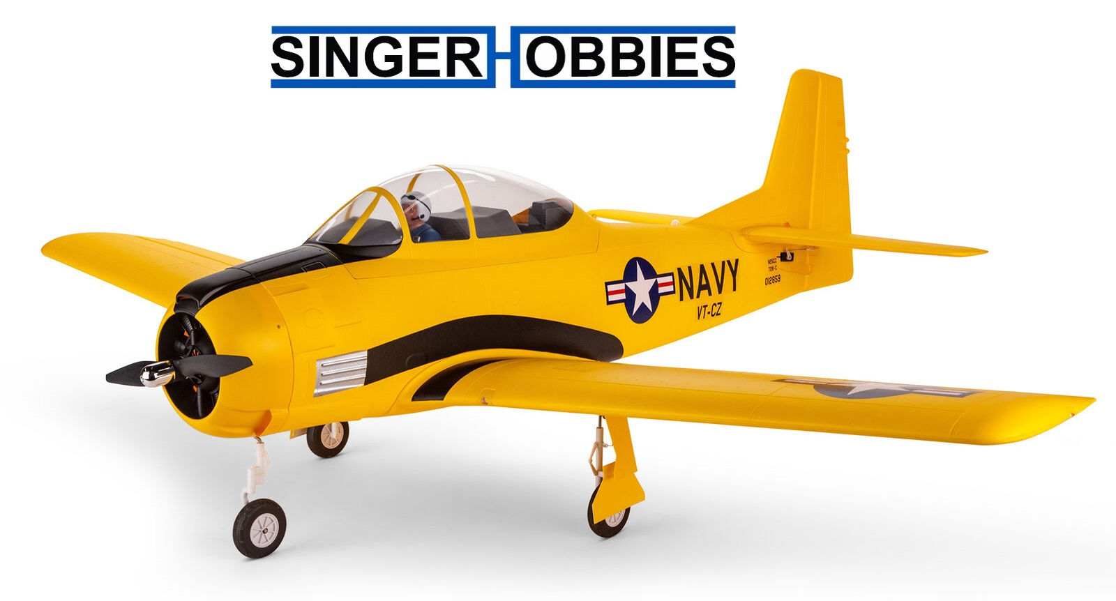 E-Flite EFL013550 Carbon-Z T-28 Trojan 2.0m BNF Basic with AS3X & SAFE Select
