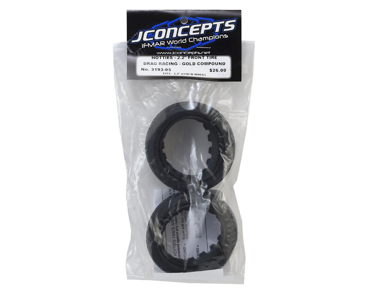 JCONCEPTS 3193-05 Hotties Street Eliminator 2.2" Drag Racing Front Tire (2) Gold