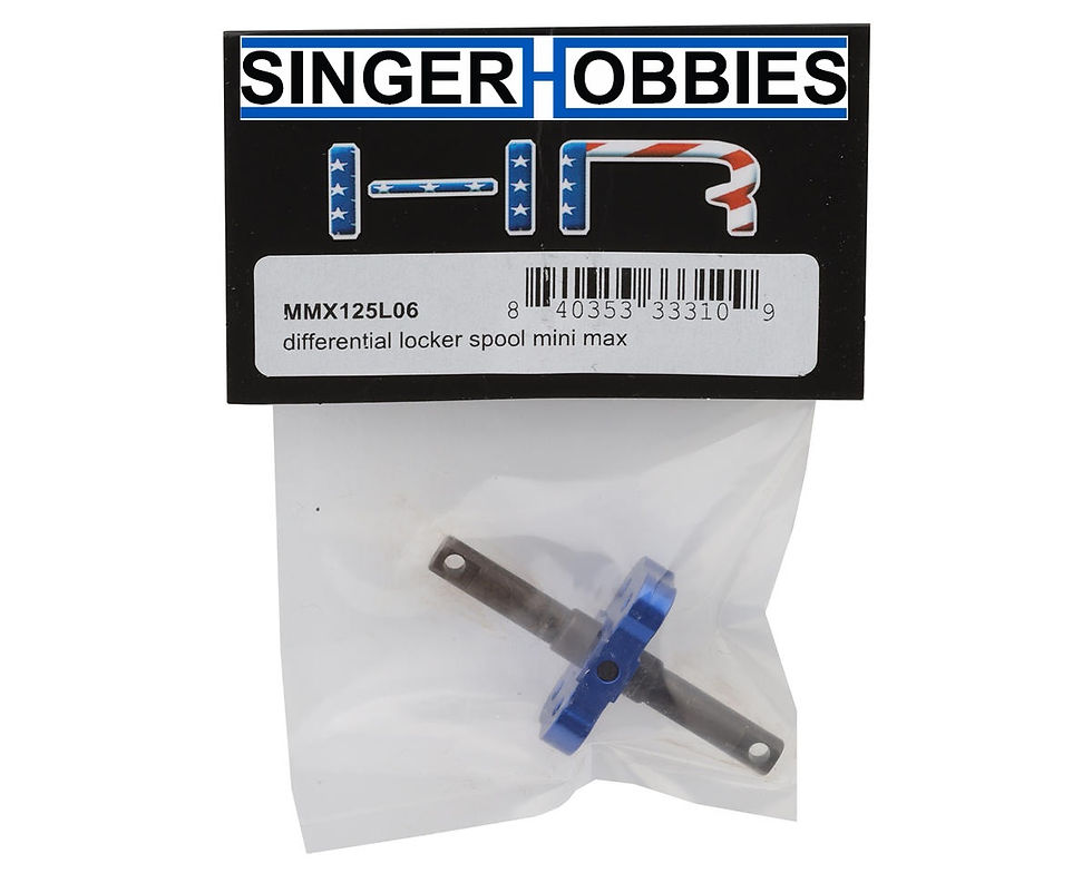 HOT RACING MMX125L06 Differential Locker Spool for Traxxas Mini Maxx (Blue)