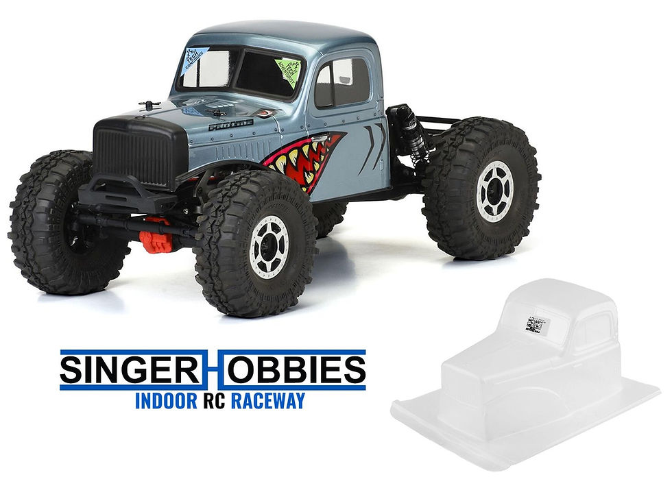 Thumbnail: PRO LINE 360600 Comp Wagon High Performance Rock Crawler Body Clear 12.3" "CAB"