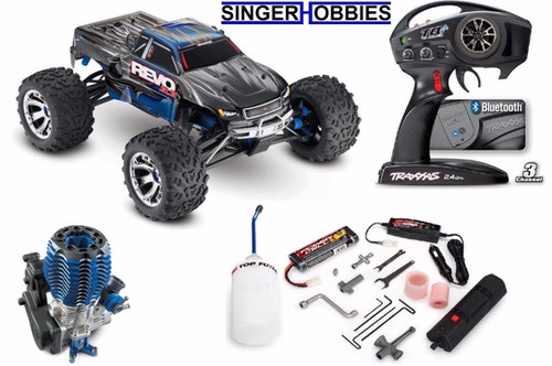 Traxxas 53097-3 Revo 3.3 4WD 1/10 Nitro Radio Control Truck RTR w