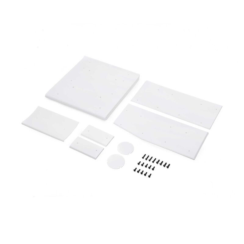 LOSI LOS-1894 Wing Panel Set, WHITE: 22S Sprint
