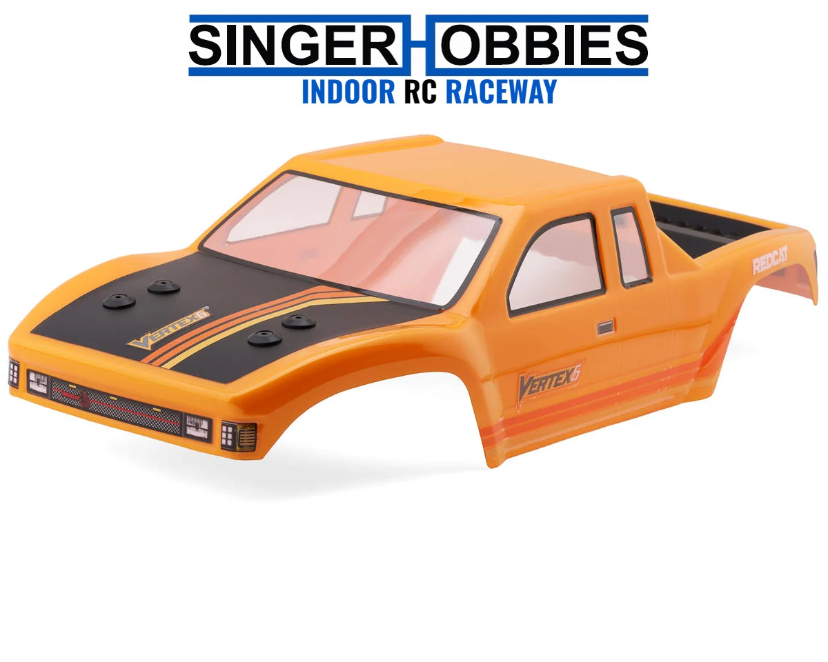 REDCAT RER41410 Vertex-6 Pre-Painted Body (Orange)