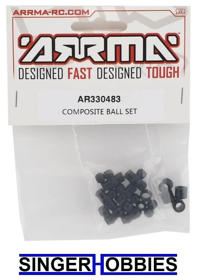 ARRMA AR330483 Composite Ball Set 6S SERIES NEW IN PACKAGE ARAC3029 HH