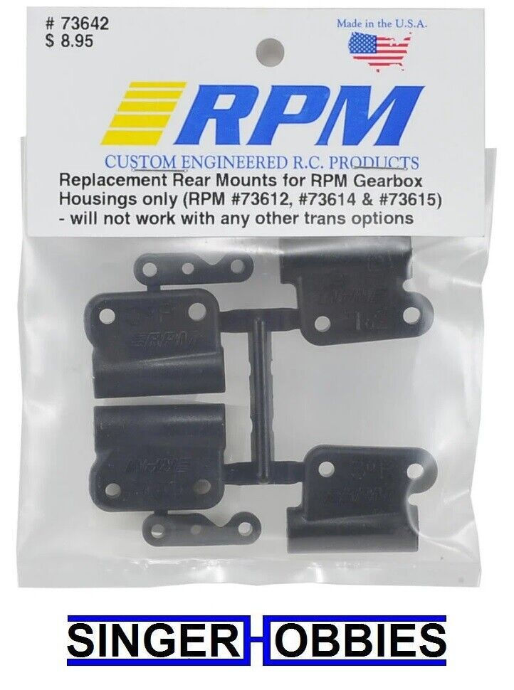 RPM Replacement 0,3 Degree Rear Mounts RPM GB Housings NEW RPM73642 HH