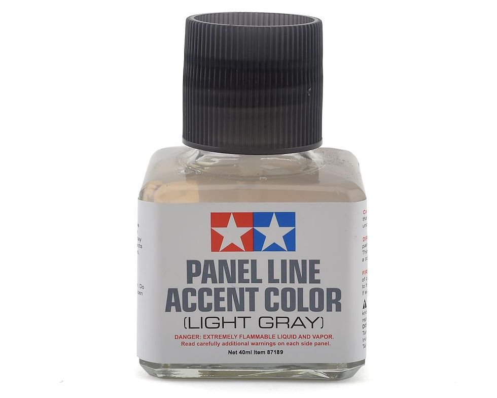TAMIYA 87189 Panel Line Accent Color, Light Gray | Singerhobbies