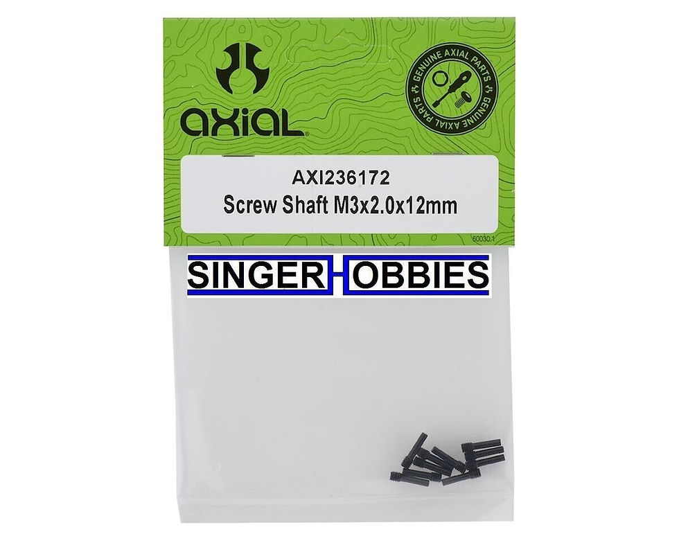 Axial AXI236172 CAPRA/SCX10 III/SCX10 PRO 3x2.0x12mm Screw Shaft (10)