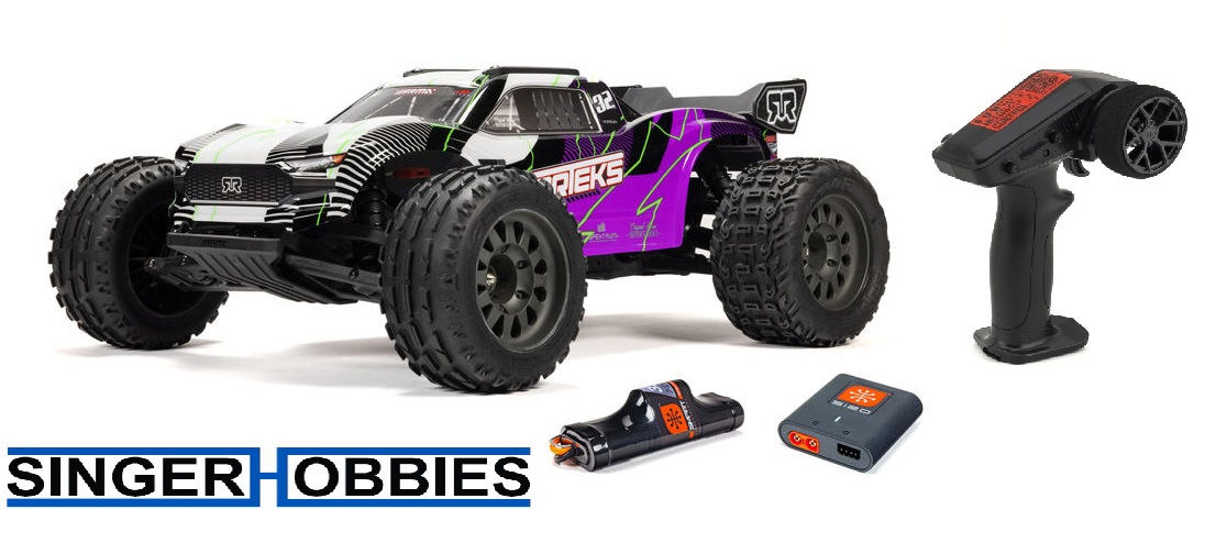 ARRMA ARA3205ST2 Vorteks 2WD MEGA RTR Brushed 1/10 Stadium Truck w/ Battery